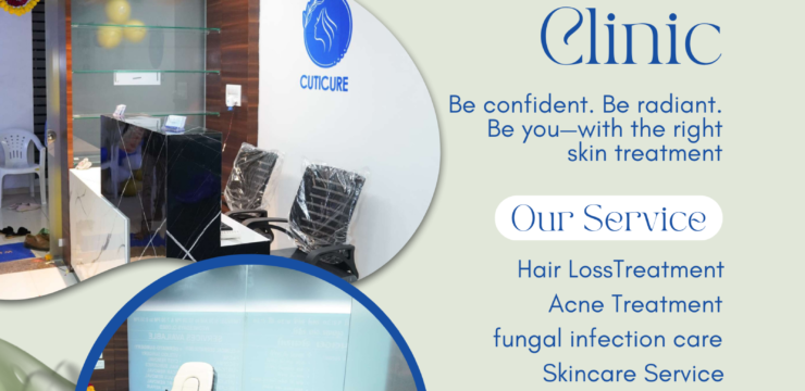 Dr. Parth Radhani treating a patient at Cuticure Skin Clinic in Vadodara